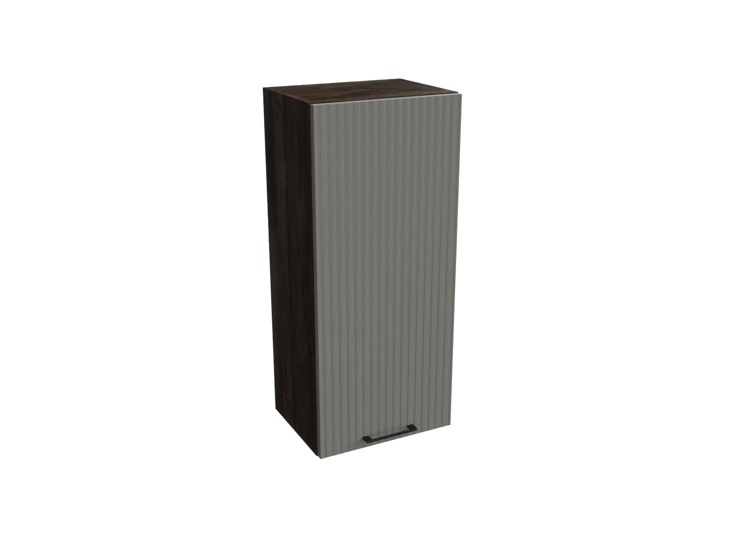 

Шкаф навесной с 1-ой дверью SURA Сиэль Ян Монблан софт 40x31,8x92 арт.ММК-00015041, Серый