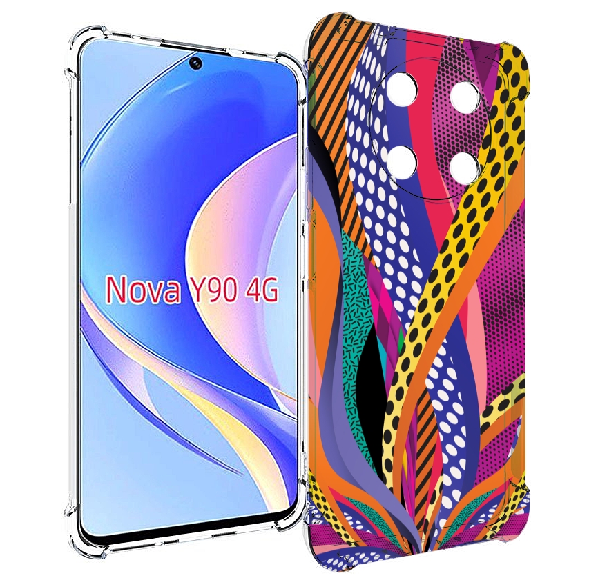 

Чехол MyPads разноцветные щупальца для Huawei Nova Y90 (CTR-LX1) / Enjoy 50 Pro, Tocco
