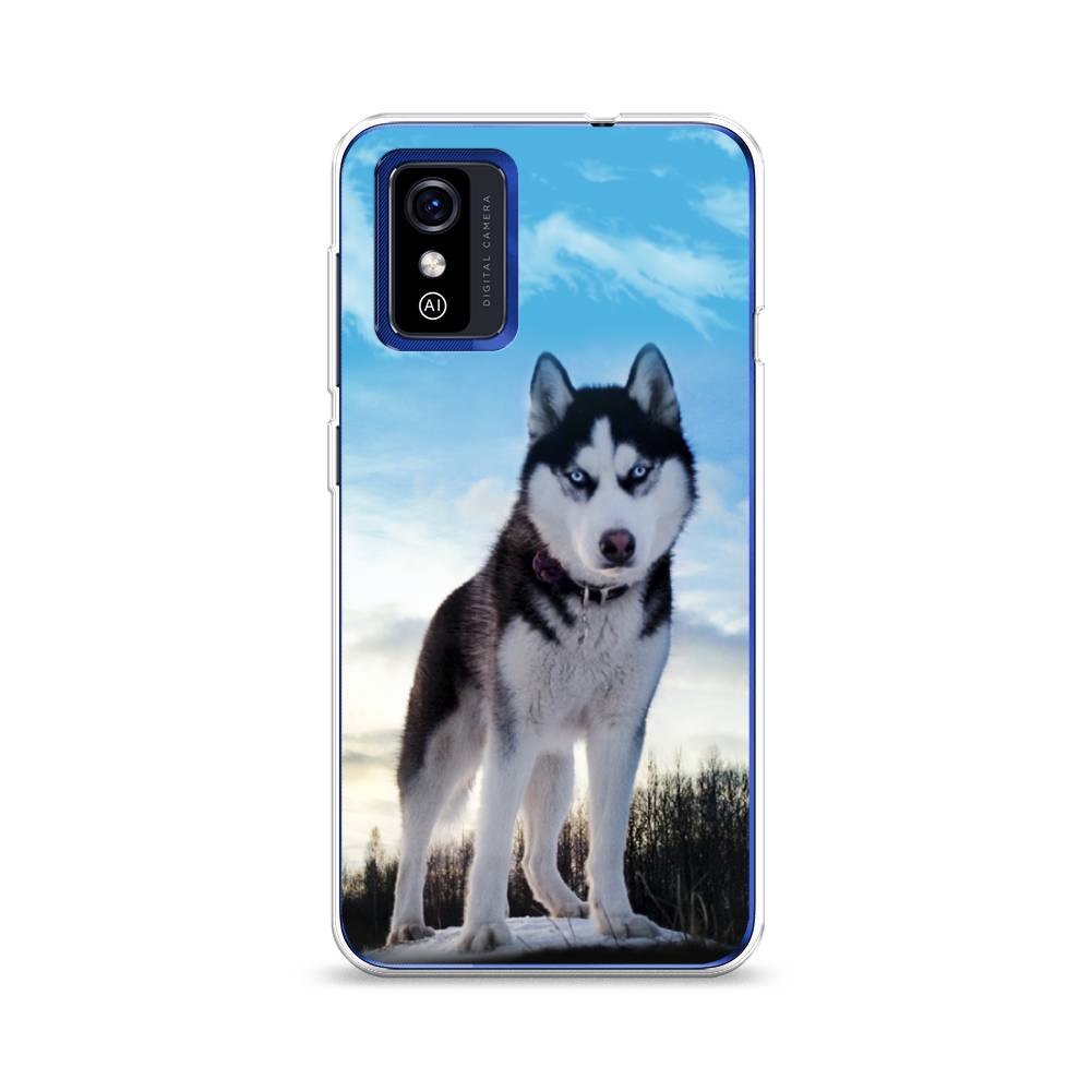 

Чехол Awog на ZTE Blade L9 / ЗТЕ Блэйд L9 "Хаски 3", Разноцветный, 135250-2