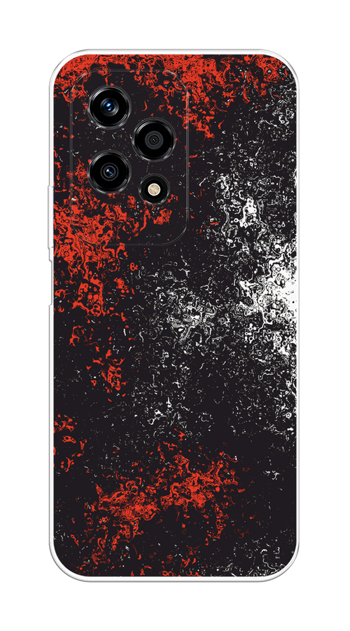 

Чехол на Honor 200 Lite "Монотипия", Красный;черный;белый, 6124650-1