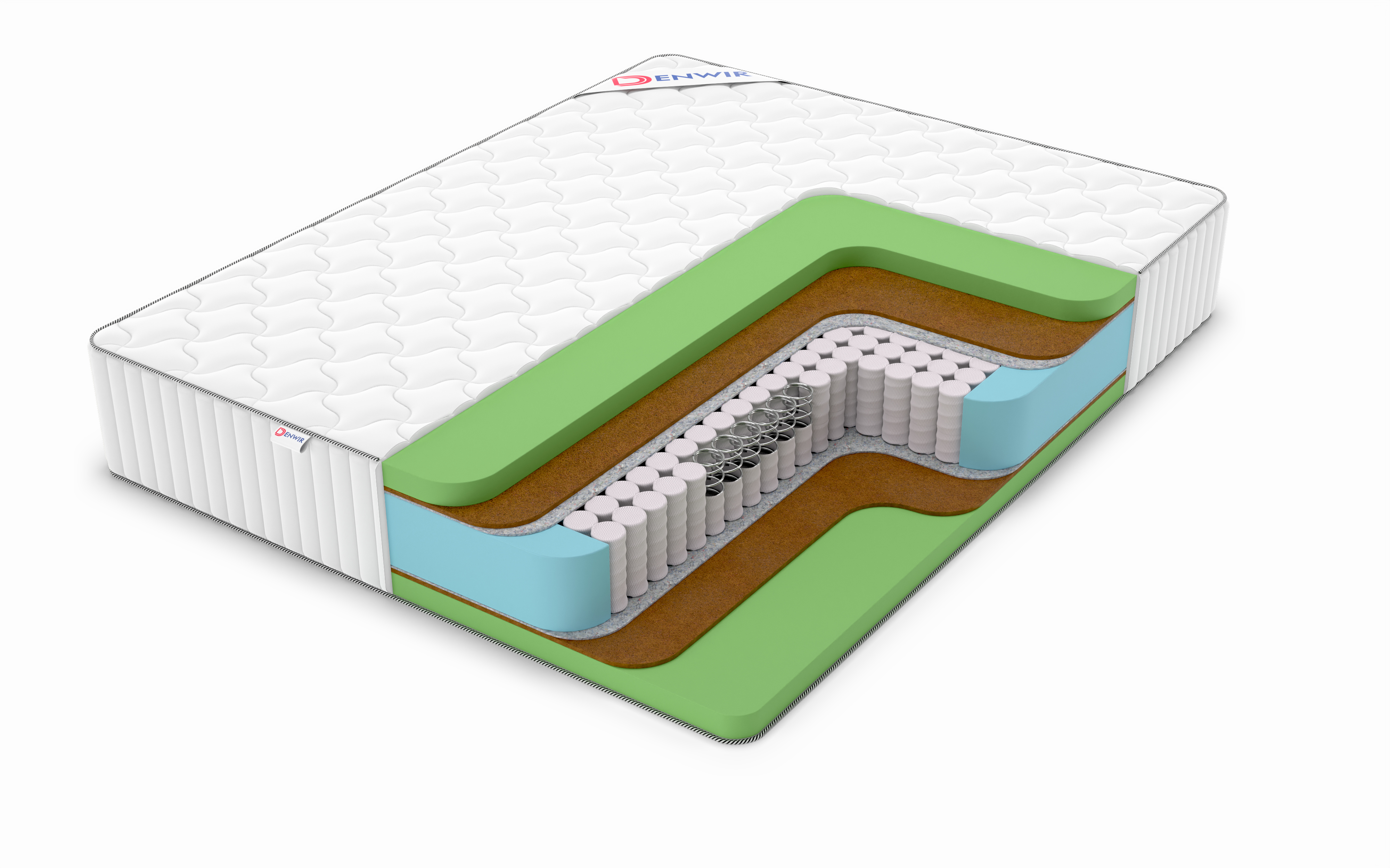 

Матрас пружинный DENWIR CLASSIC MIDDLE FOAM PLUS TFK /chstmat_CMFPTFK_1_90x155, Белый, CLASSIC MIDDLE FOAM PLUS TFK