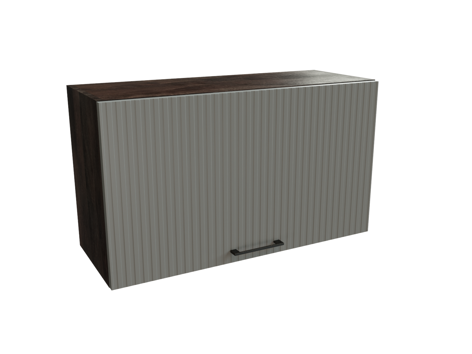 

Шкаф навесной антресоль SURA Сиэль Ян Монблан софт 80x31,8x46 арт.ММК-00015062, Серый