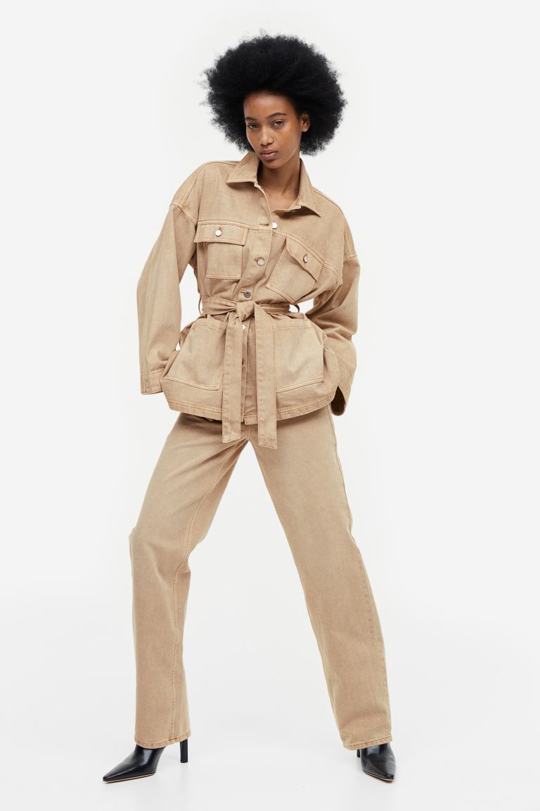 

Жакет женский H&M 1023471005 бежевый XS (доставка из-за рубежа), 1023471005