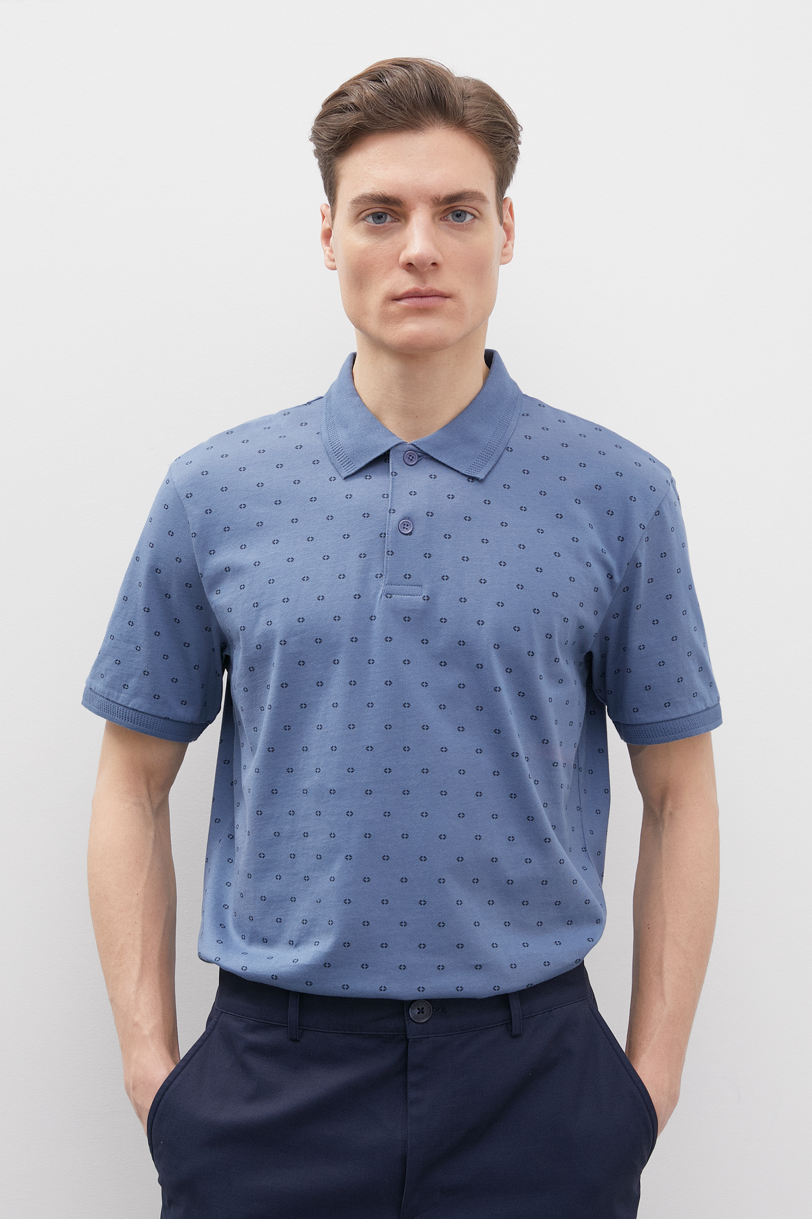 

Футболка мужская Finn Flare FBD21027 синяя 2XL, Синий, FBD21027