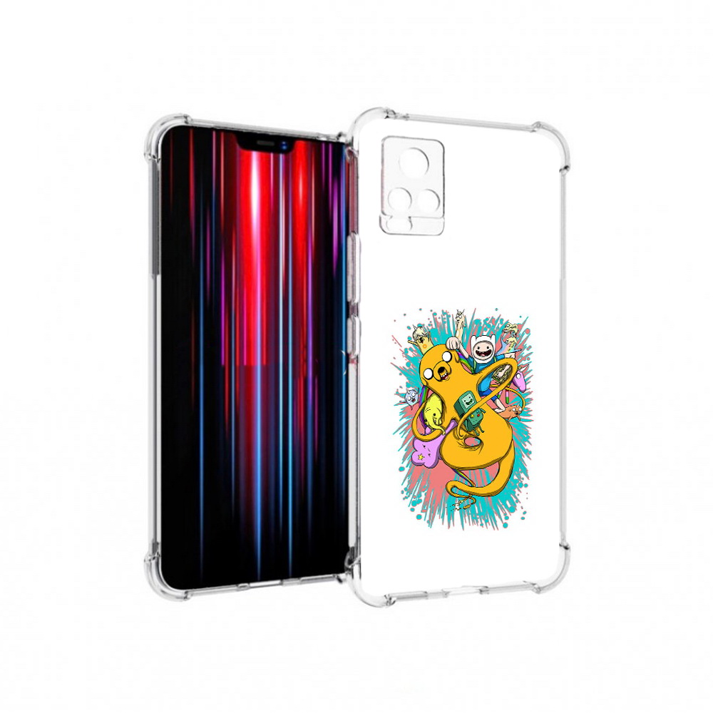 

Чехол MyPads Tocco для Vivo V20 PRO время приключений рисунок (PT226964.386.276), Прозрачный, Tocco