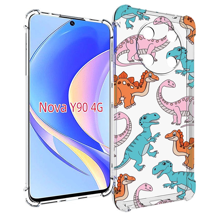 

Чехол MyPads разные-динозаврики для Huawei Nova Y90 (CTR-LX1) / Enjoy 50 Pro, Tocco
