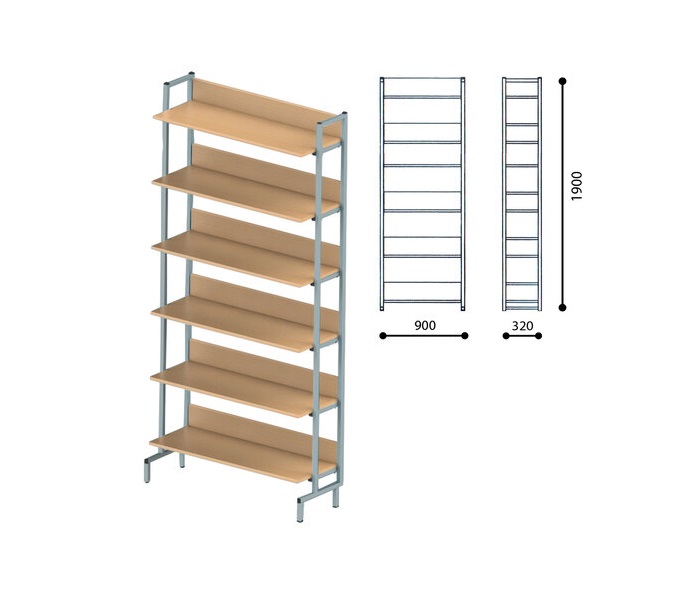 Стеллаж 2000х1000х400 6 полок