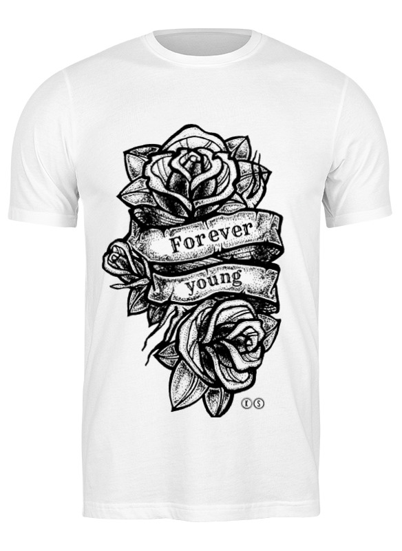 

Футболка мужская Printio Forever young белая 3XL, Белый, Forever young