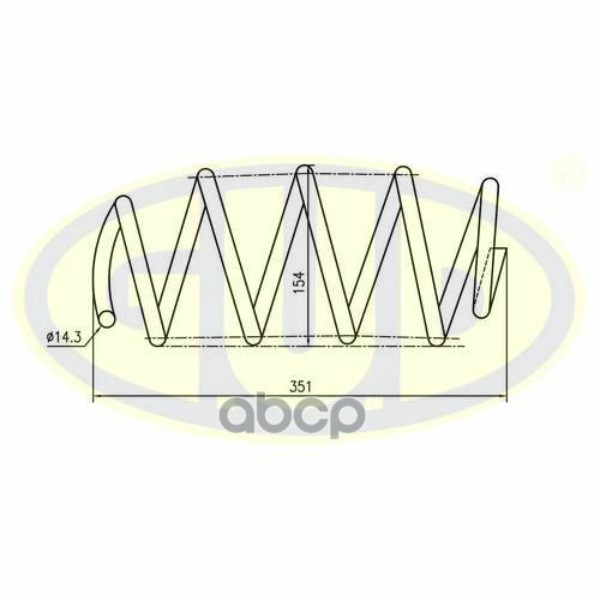 

Пружина Передн Frd Galaxy Ii 06-15 G.U.D арт.GCS027613