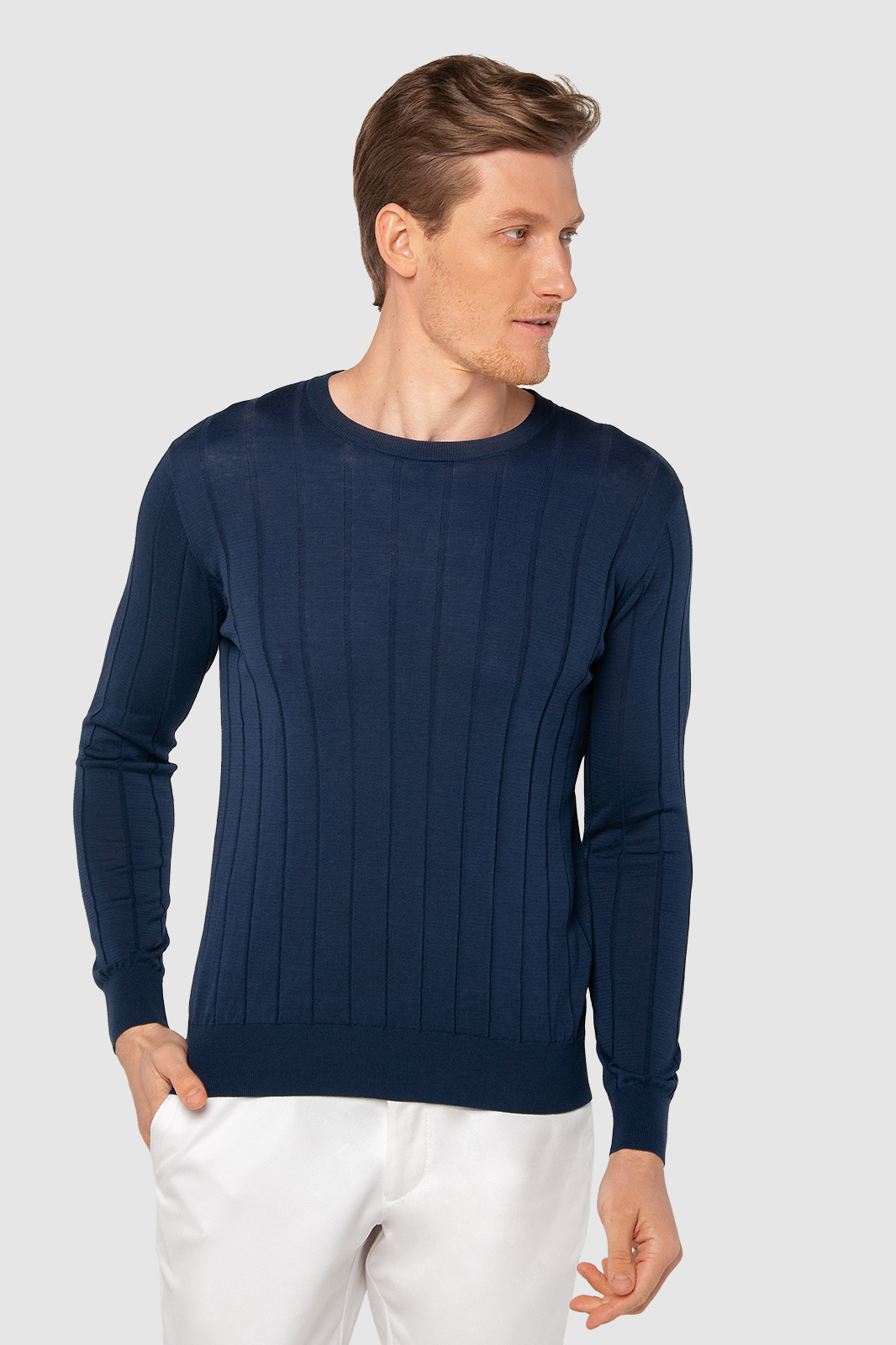 

Джемпер мужской Kanzler 3S-616WT-0408-15 синий 2XL, 3S-616WT-0408-15