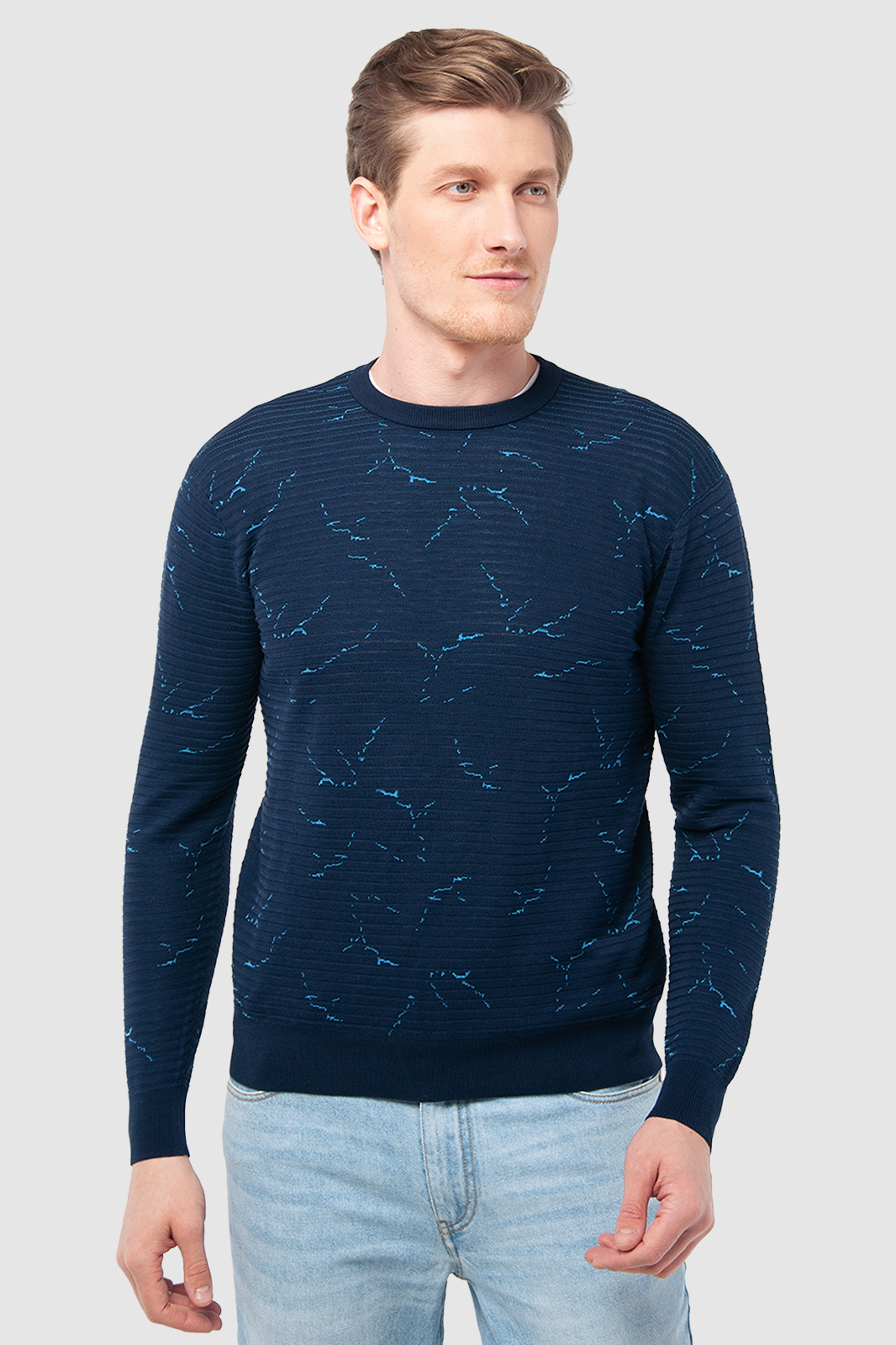 

Джемпер мужской Kanzler 3S-618WT-0420-15 синий 2XL, 3S-618WT-0420-15