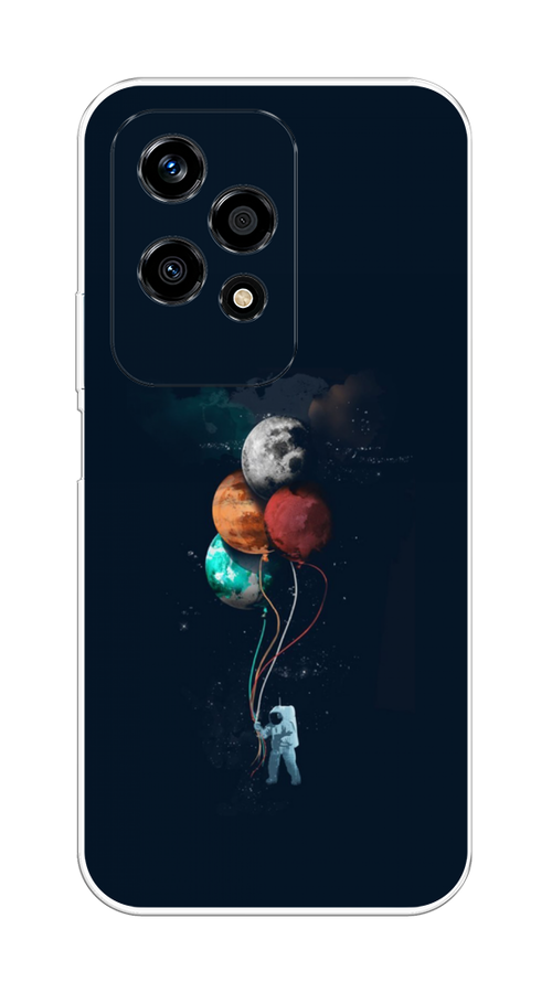 

Чехол на Honor 200 Lite "Космонавт с шариками", Разноцветный, 6124650-1