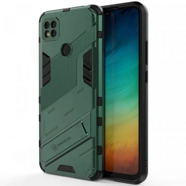 

Чехол-подставка RosCase Megatron для Xiaomi Redmi 9C / 10A, Зеленый