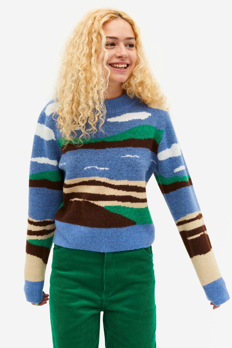 

Джемпер женский Monki 1023554011 синий S (доставка из-за рубежа), 1023554011