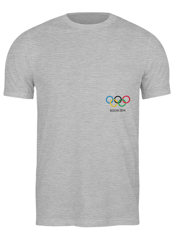 

Футболка мужская Printio Сочи 2014 серая 3XL, Серый, Сочи 2014