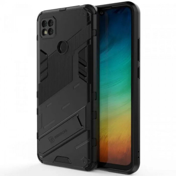 

Чехол-подставка RosCase Megatron для Xiaomi Redmi 9C / 10A, Черный