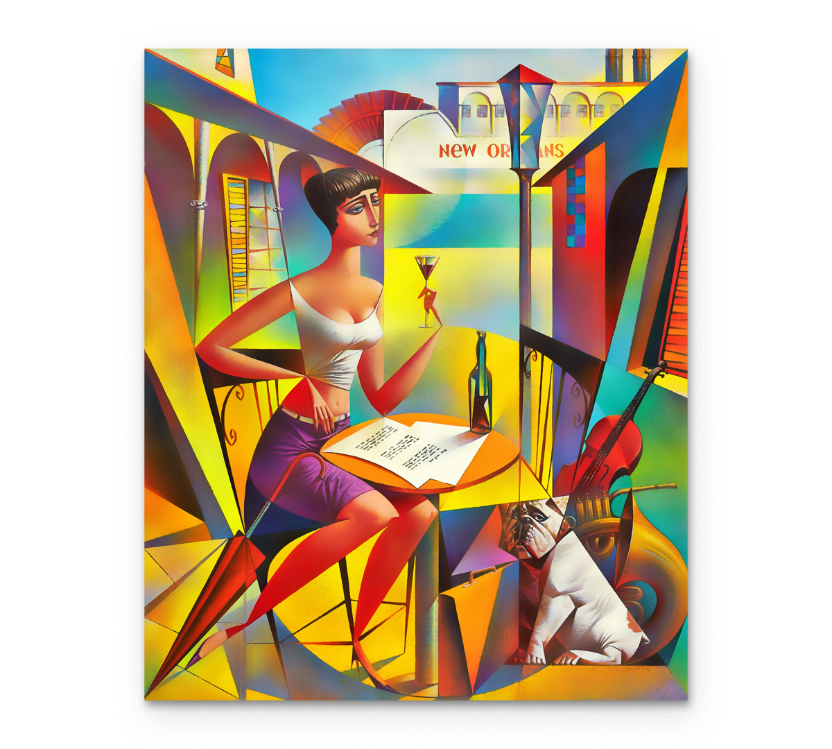 

Картина интерьерная на холсте Poly Print Art Ожидание 60х50 см