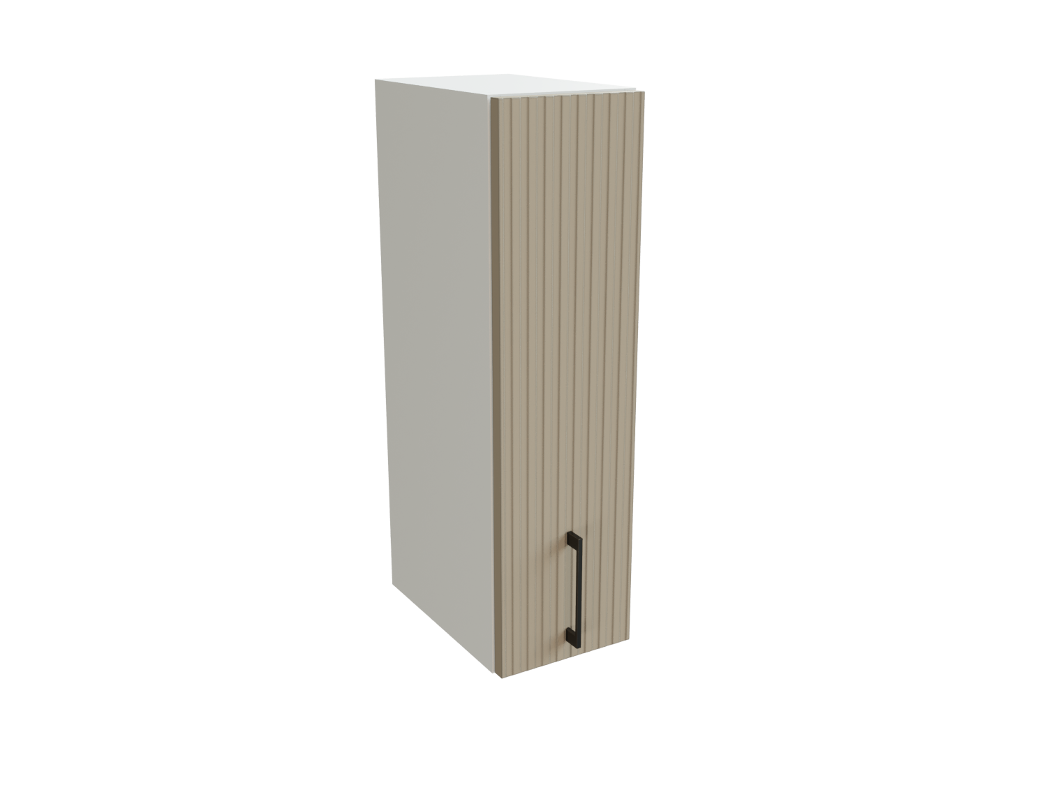 

Шкаф навесной бутылочница SURA Сиэль Ян Атласный серый 20x31,8x71,6 арт.ММК-00015600