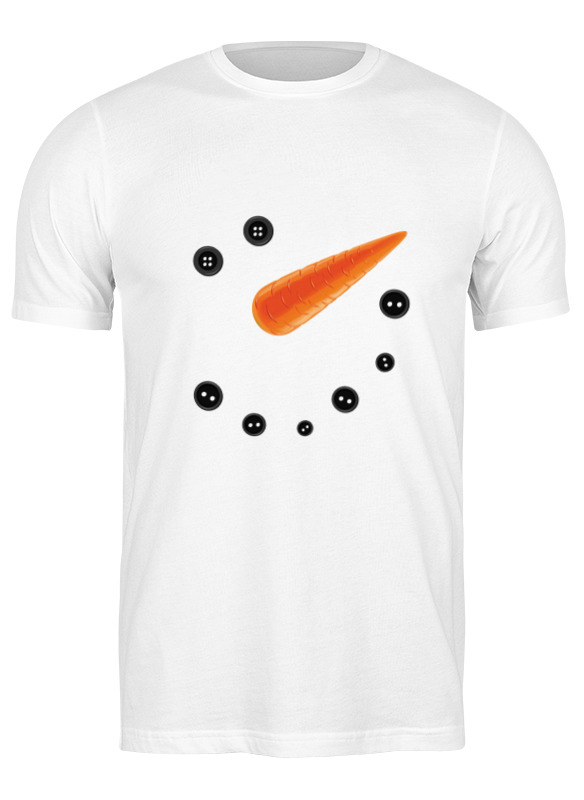 

Футболка унисекс Printio Снеговик белая 3XL, Белый, Снеговик