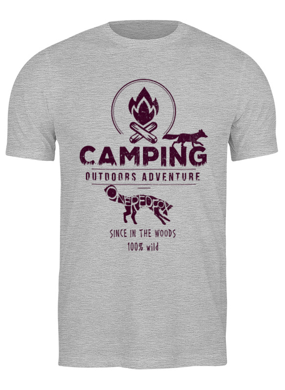 

Футболка мужская Printio Forest серая 3XL, Серый, Forest