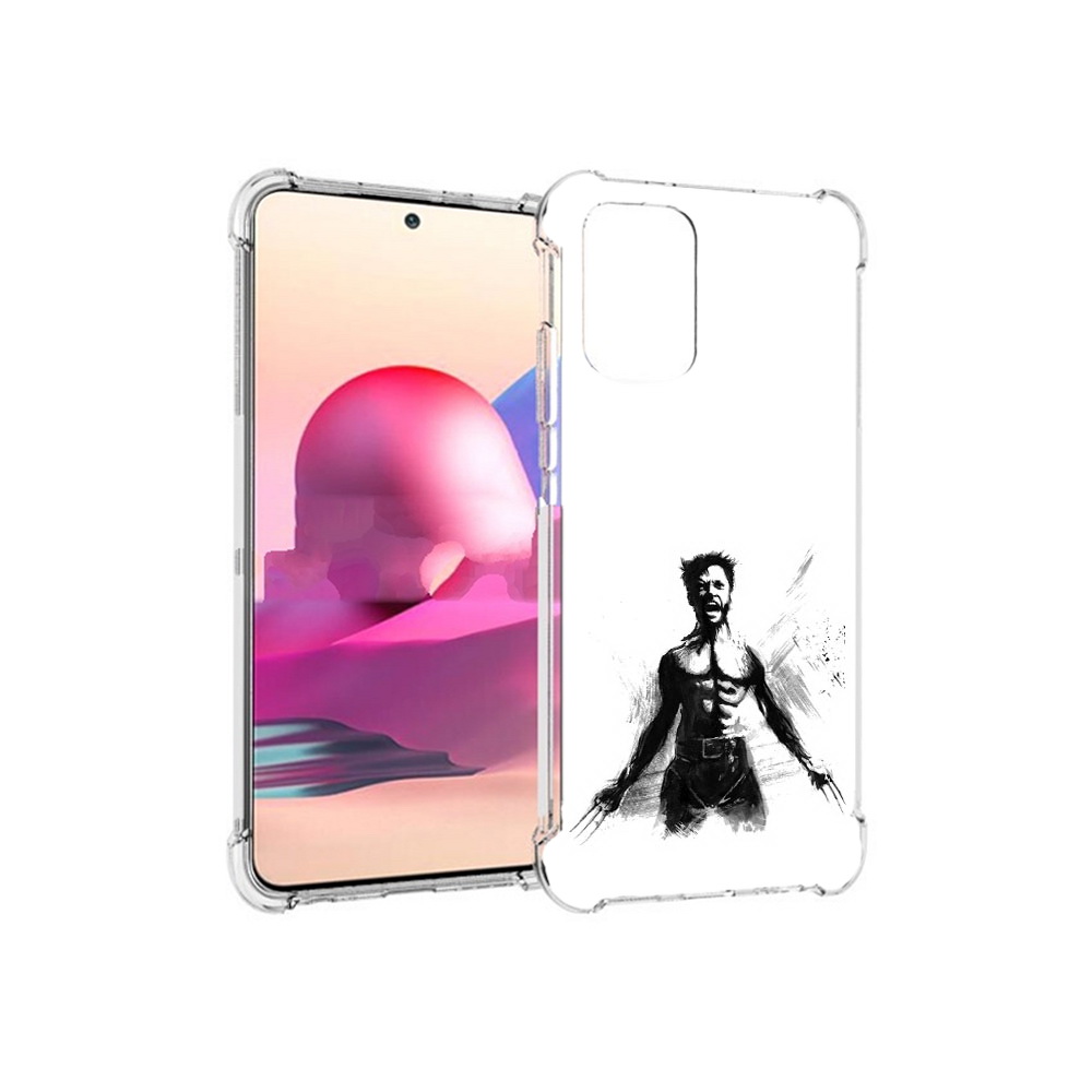 

Чехол MyPads Tocco для Xiaomi Redmi Note 10S росомаха (PT158704.257.587), Прозрачный, Tocco