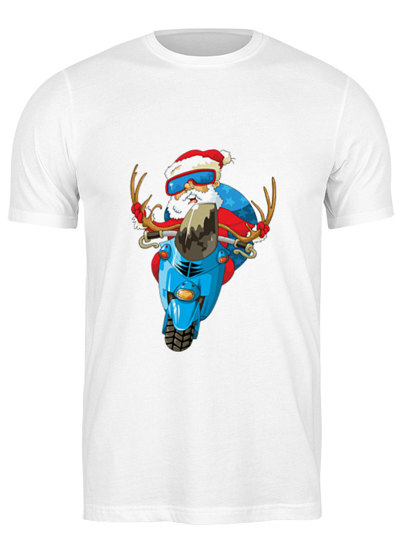 

Футболка мужская Printio Санта белая 3XL, Санта