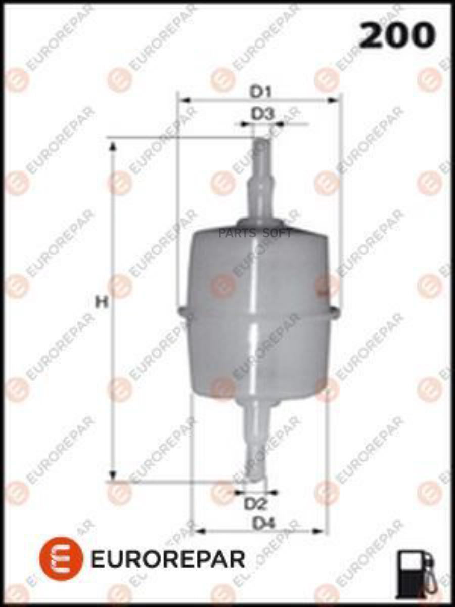 

Фильтр Топливный EUROREPAR арт. E145057