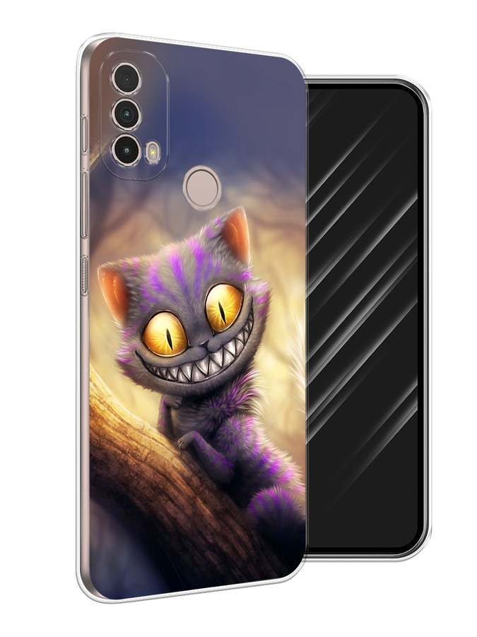 

Чехол Awog на Nokia C100 "Cheshire Cat", Фиолетовый;желтый, 125350-1
