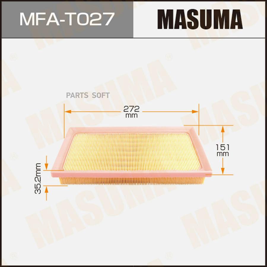 

Фильтр воздушный двигателя Masuma MFAT027