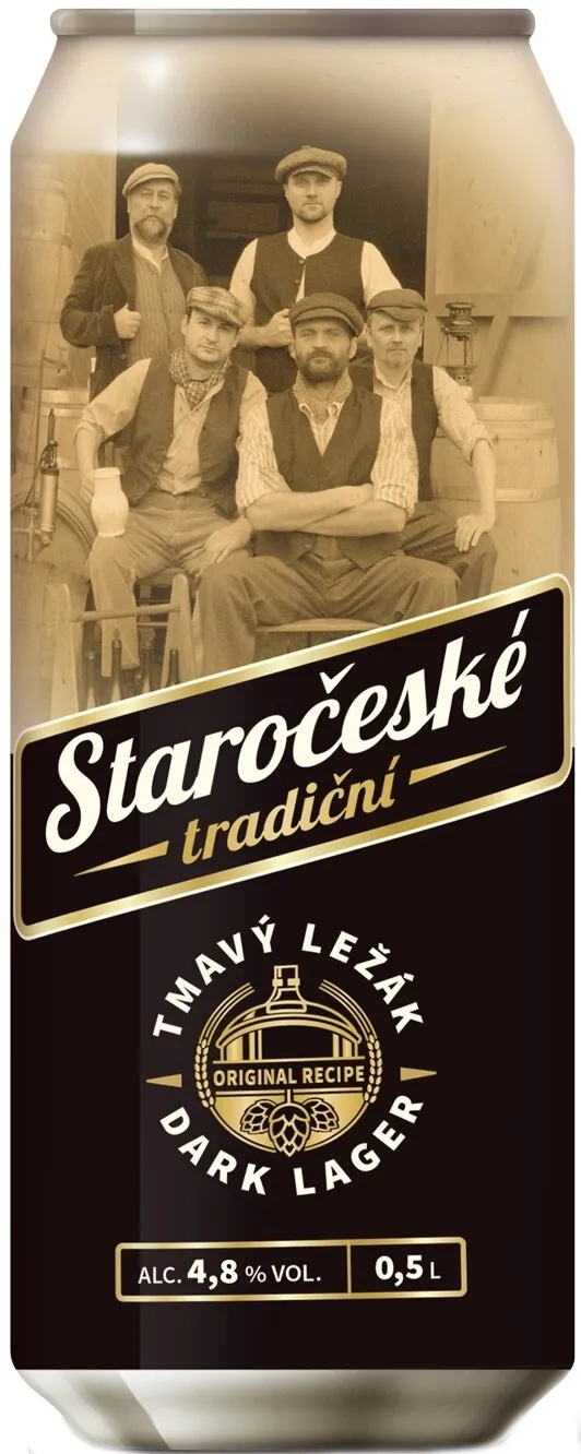 

Пиво Staroceske Tradicni Tmavy Lezak темное фильтрованное пастеризованное 500 мл