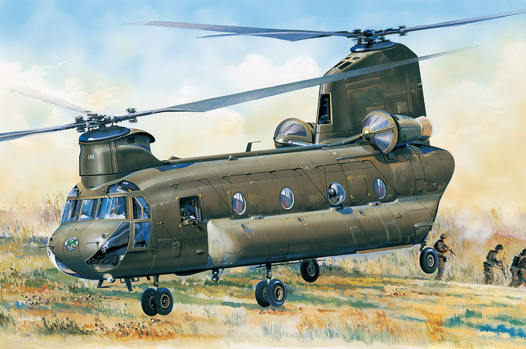 

Сборная модель HobbyBoss 1/48 Вертолет CH-47D Chinook 81773