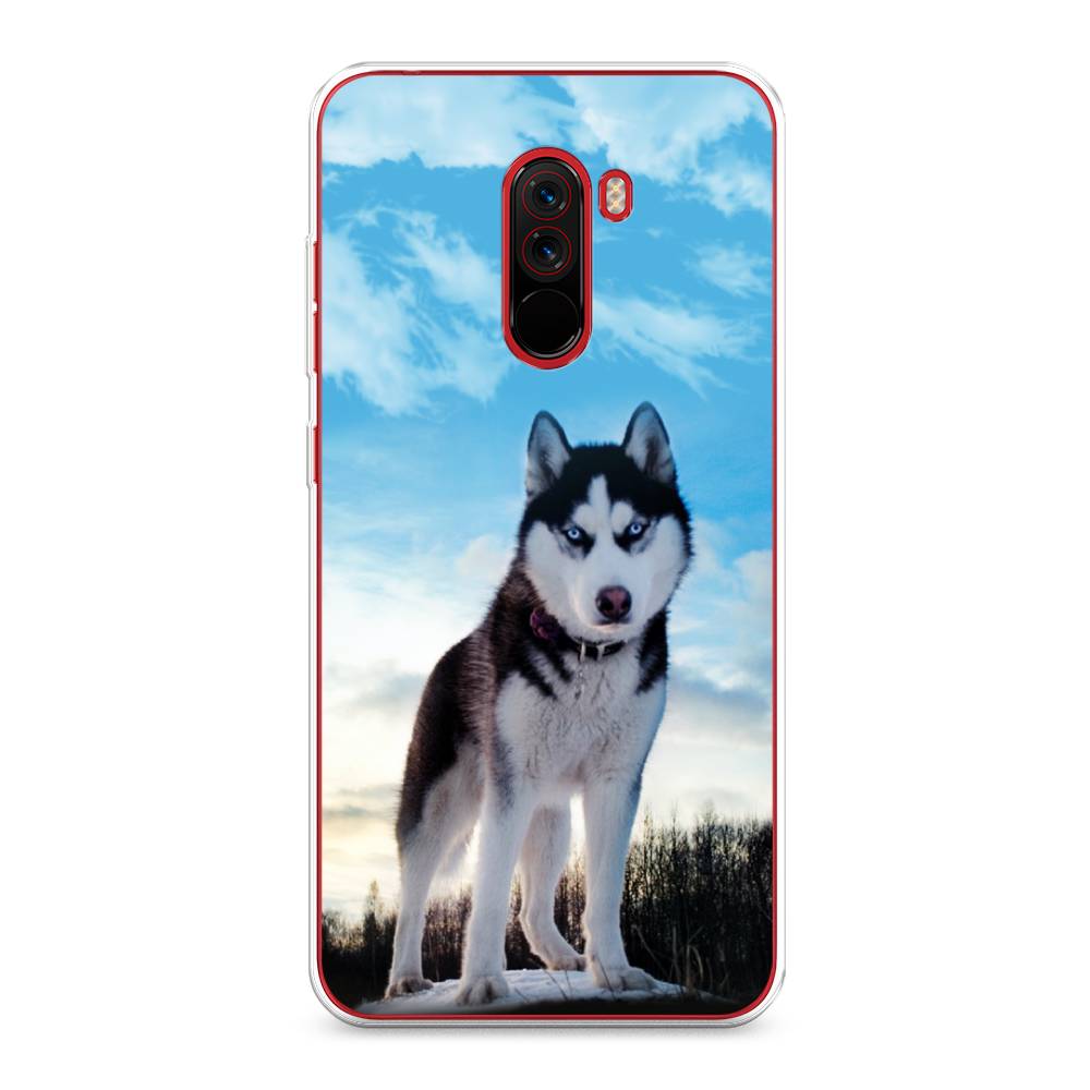 

Чехол Awog на Xiaomi Pocophone F1 "Хаски 3", Разноцветный, 34450-2