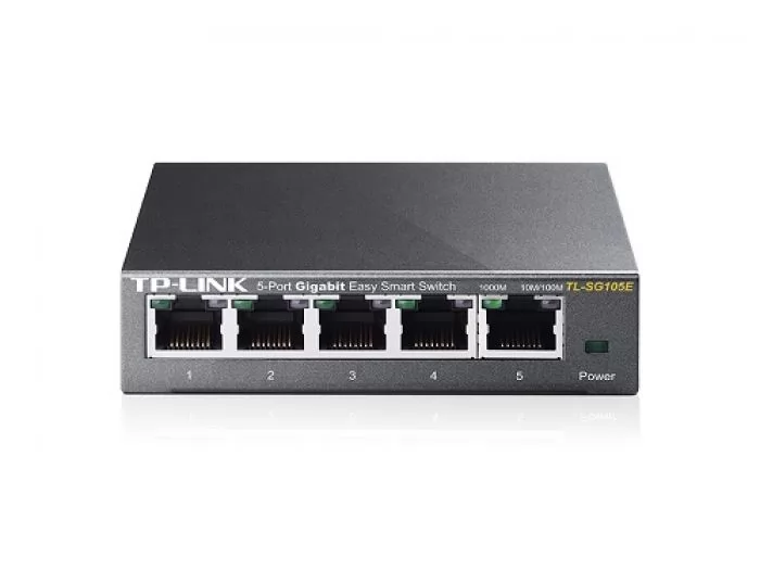 

Коммутатор TP-Link TL-SG105E черный, TL-SG105E