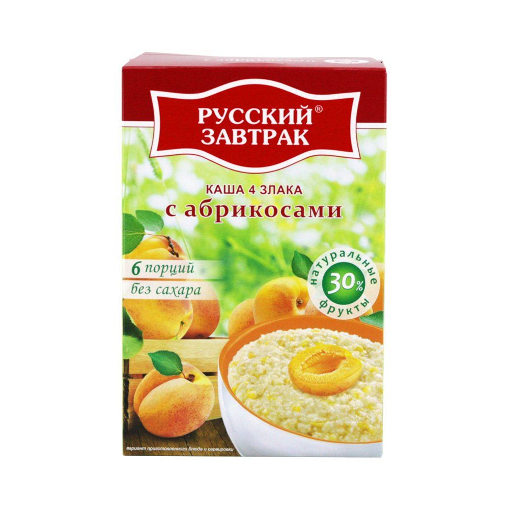 

Каша Русский завтрак 4 злака с абрикосами 40 г