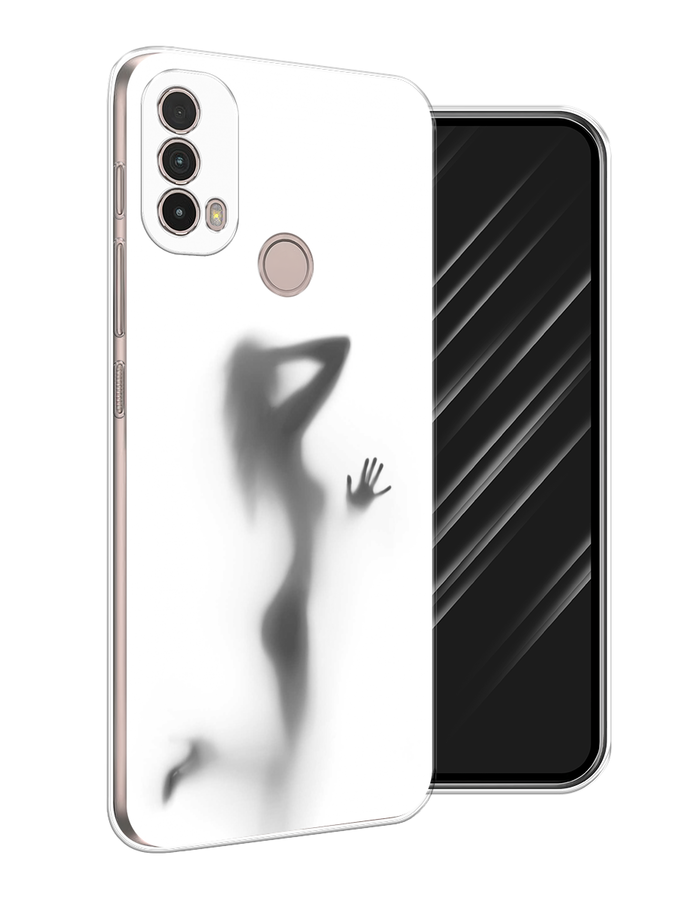 

Чехол Awog на Nokia C100 "Стекло в душе", Белый;серый;черный, 125350-7