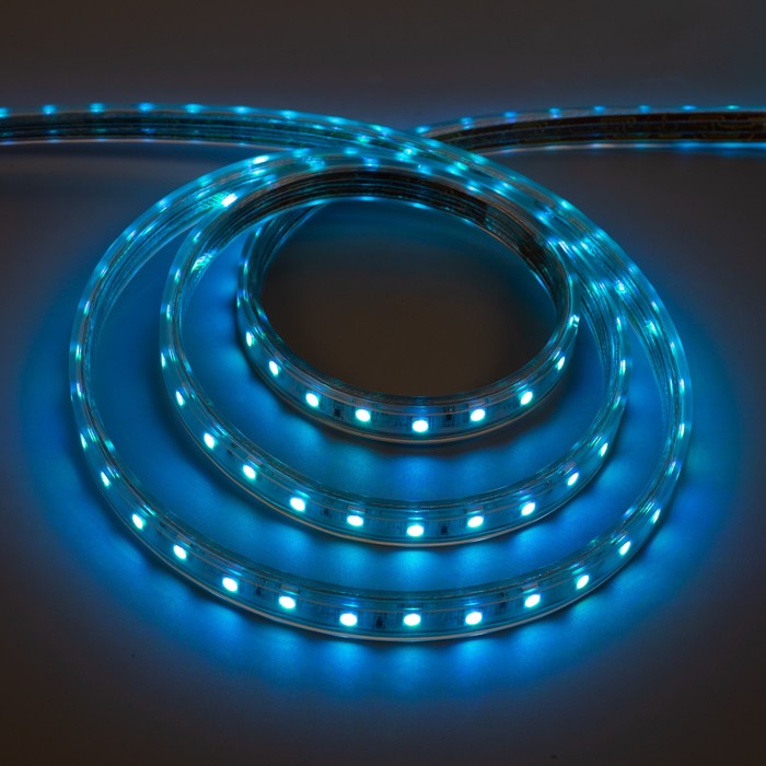 

Ecola 220 V, SMD5050, 50 м, 60 LED/м, 14,4 W/м, RGB