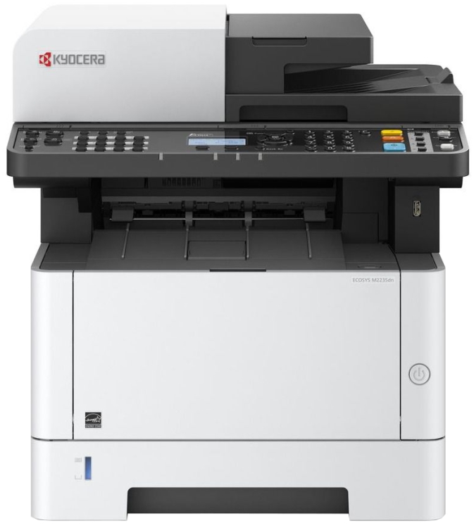 фото Лазерное мфу kyocera ecosys m2235dn white/black