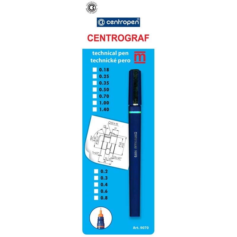 

Centropen 0,70 мм, блистер