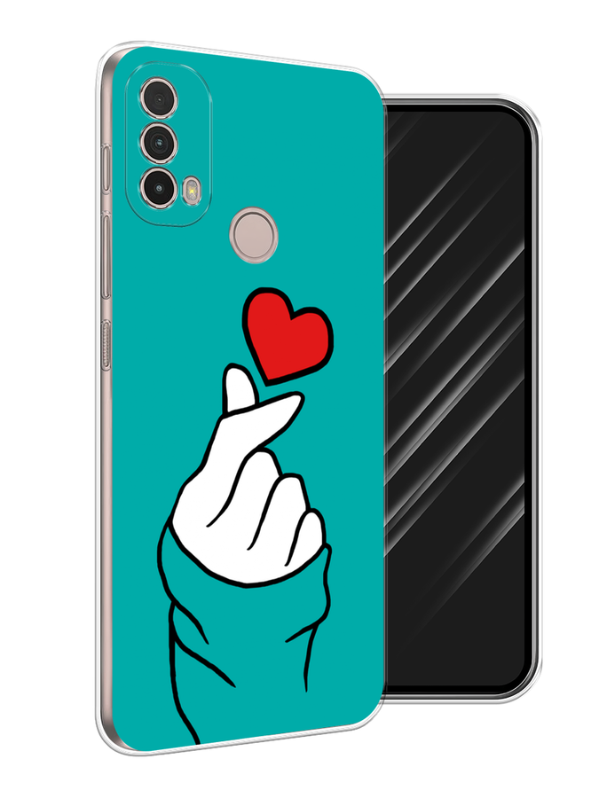 

Чехол Awog на Nokia C100 "Маленькое сердечко", Голубой;белый;красный, 125350-7