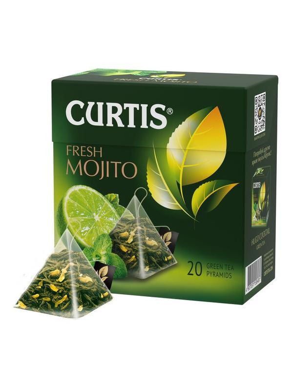 

Чай зеленый Curtis Fresh Mojito в пакетиках 1,7 г х 25 шт