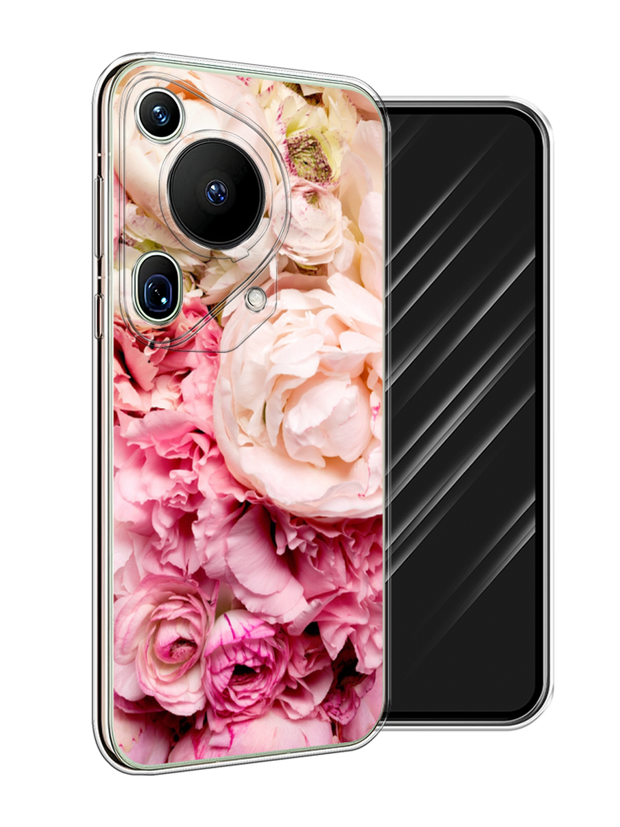 

Чехол Awog на Huawei Pura 70 Ultra "Пионы яркие", Розовый, 6124550-1