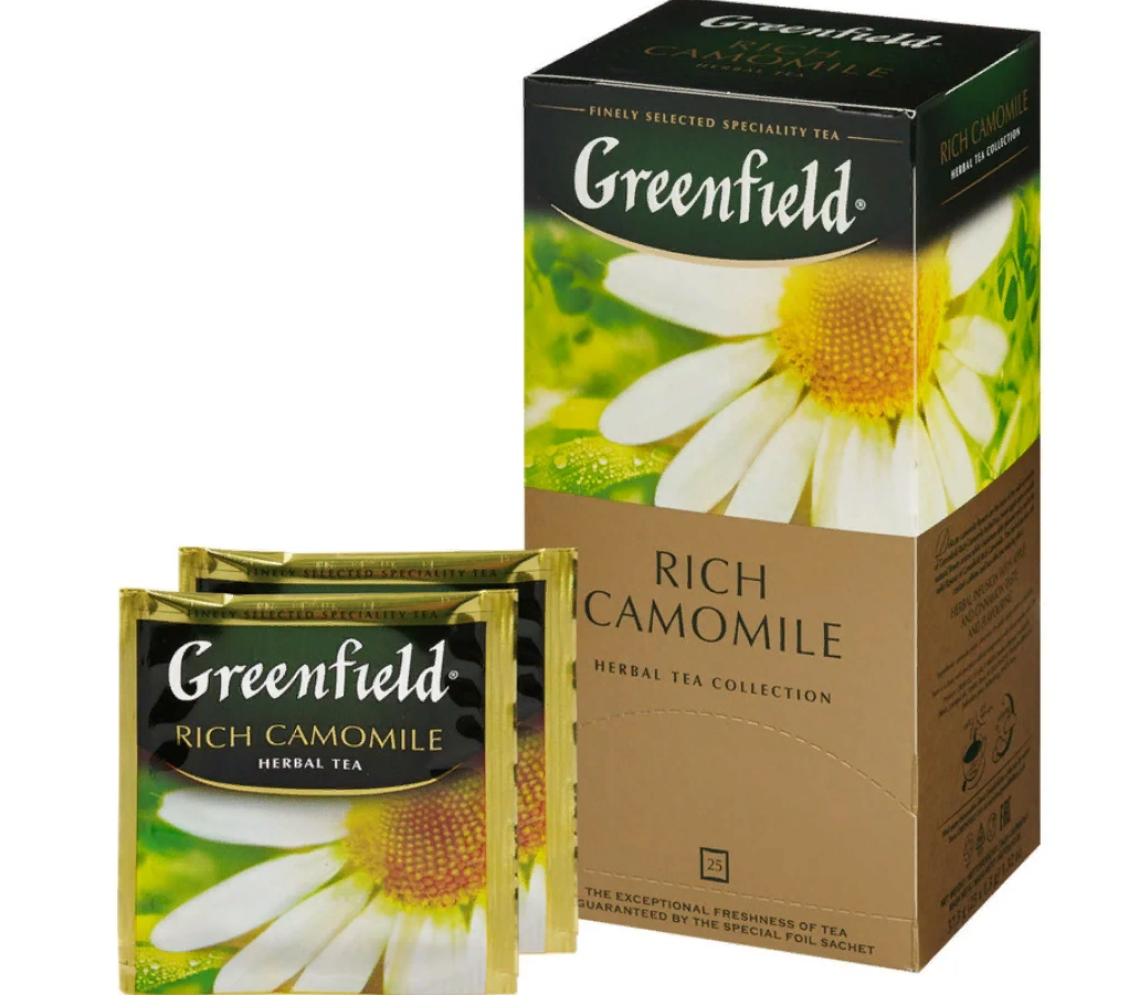 Чай Greenfield Rich Camomile травяной фольгир25пакуп 0432-10 2шт 534₽