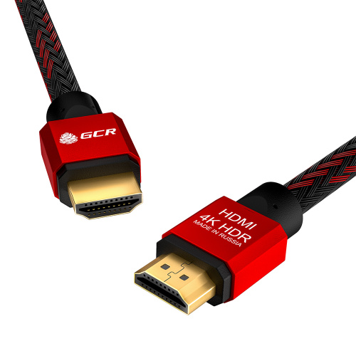 

Кабель GCR GCR-HM481 HDMI - HDMI 0.5м Black/Red, Черный;красный, GCR-HM481, 0.5m HDMI 2.0, HDR 4:2:2, Ultra HD, 4K