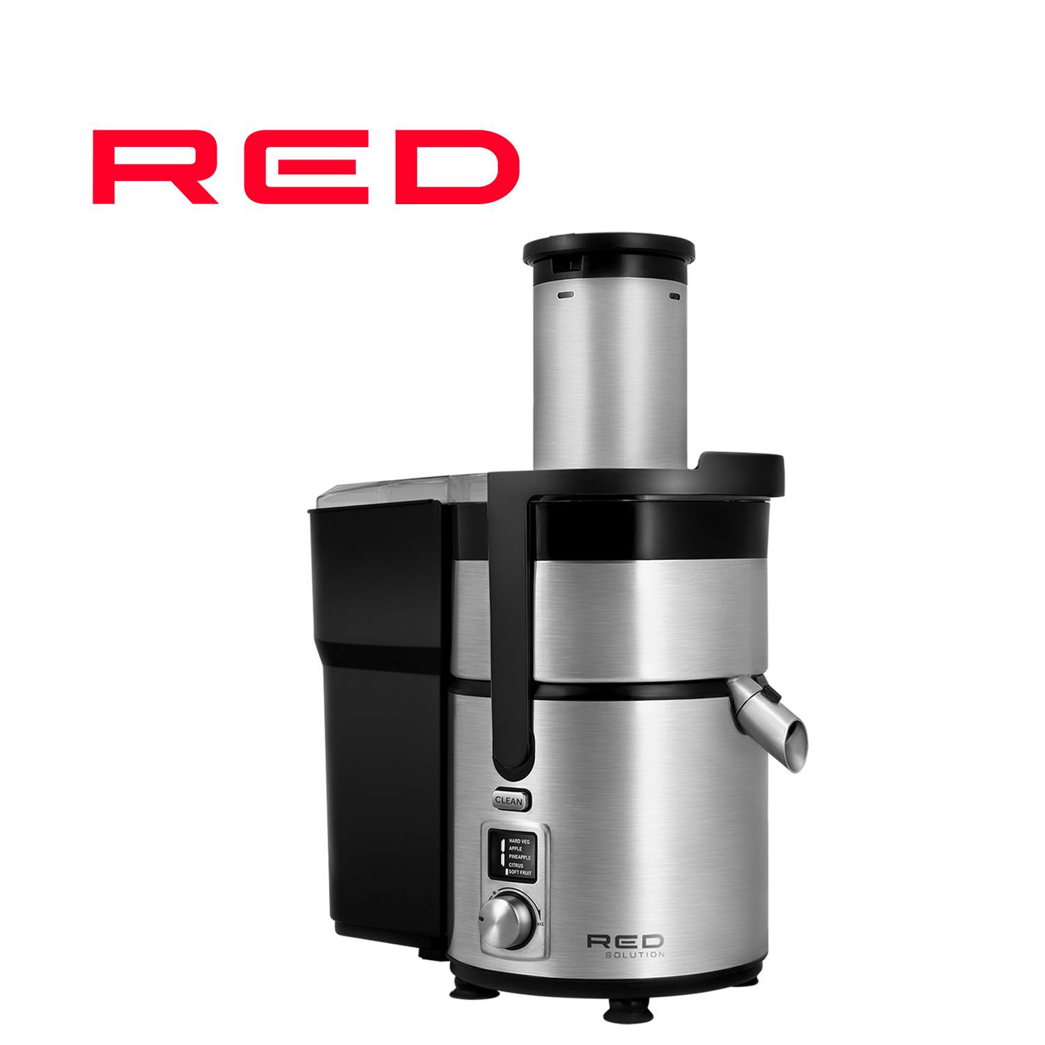 Соковыжималка центробежная RED SOLUTION J940 1000 Вт серебристый, серый, черный