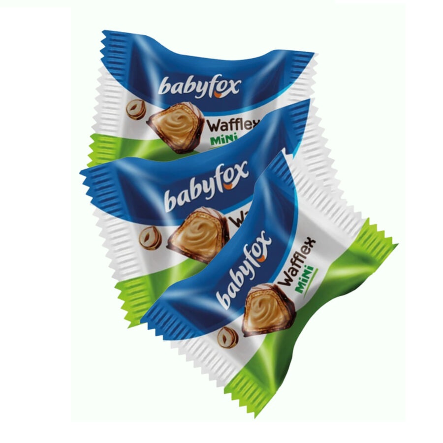

Конфеты кремовые КДВ BabyFox Wafflex mini коробка 2 кг, 454