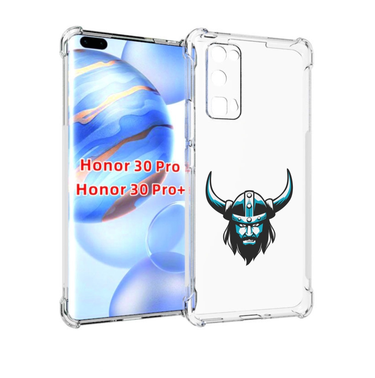 

Чехол бампер MyPads викинг для Honor 30 Pro, Прозрачный, Tocco