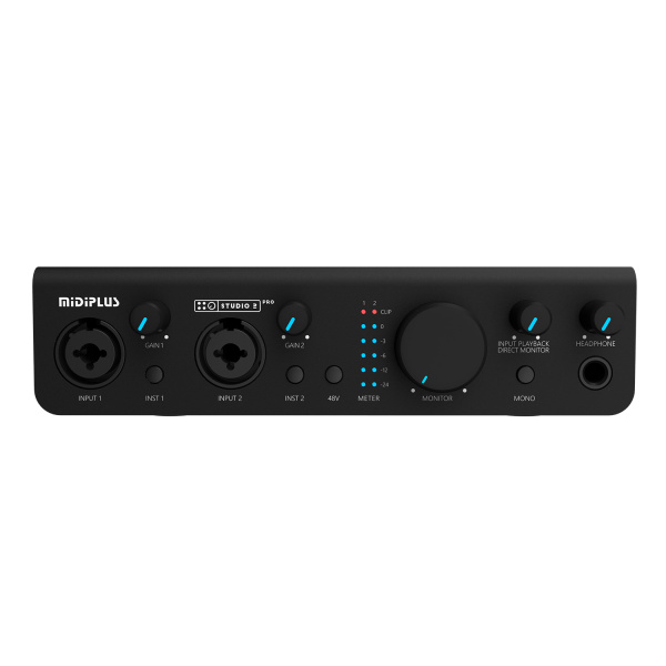 

Аудиоинтерфейс Midiplus Studio 2 Pro OTG, Studio 2 Pro OTG