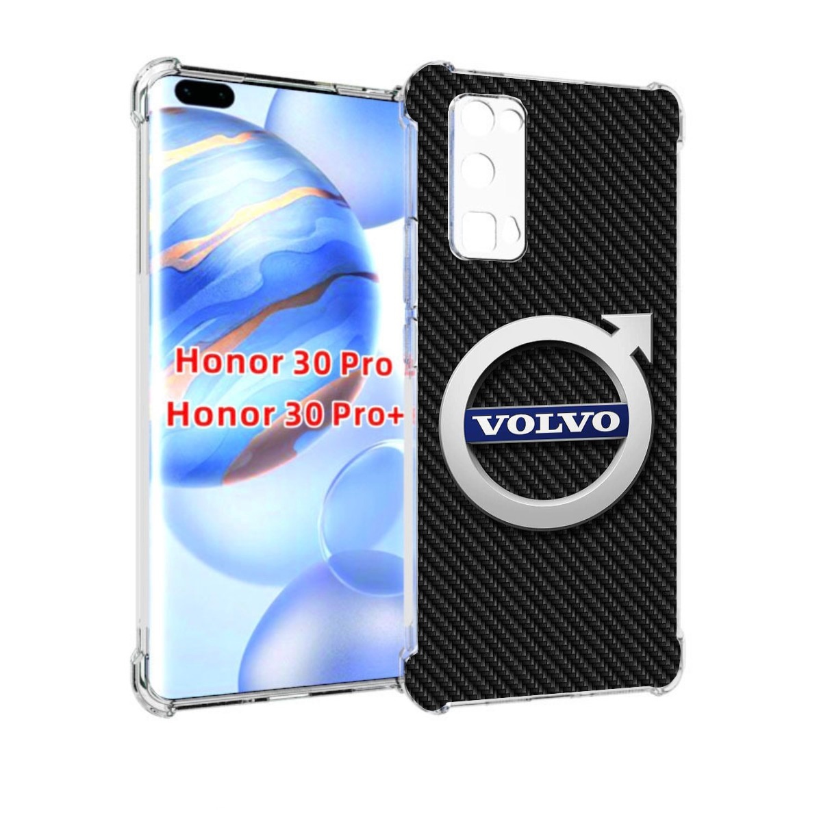 

Чехол бампер MyPads вольво volvo 3 для Honor 30 Pro, Прозрачный, Tocco