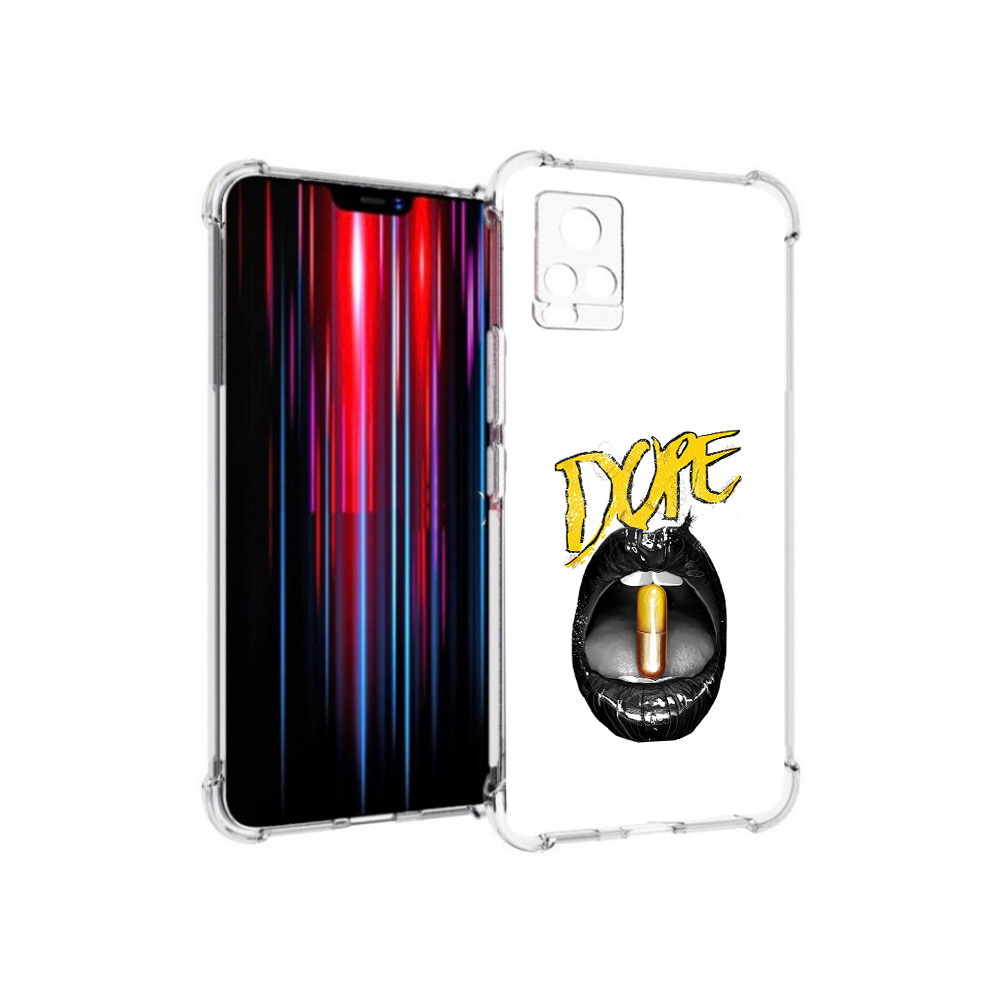 

Чехол MyPads Tocco для Vivo V20 PRO губы (PT226964.386.303), Прозрачный, Tocco