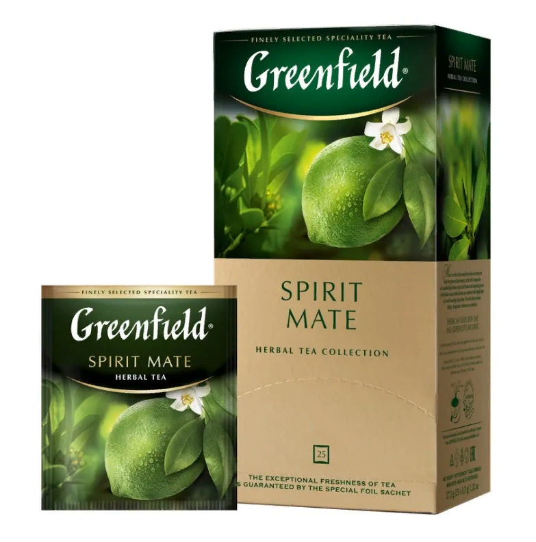 Чай Greenfield Spirit Mate травян 25пак 2шт 625₽